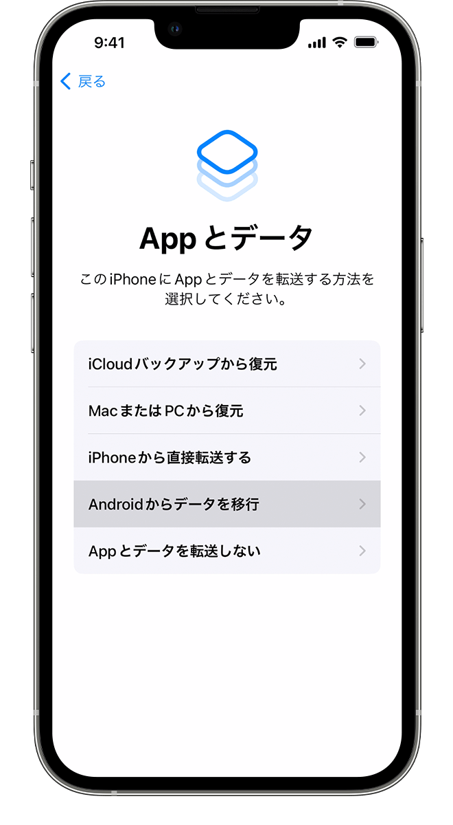 Appとデータ