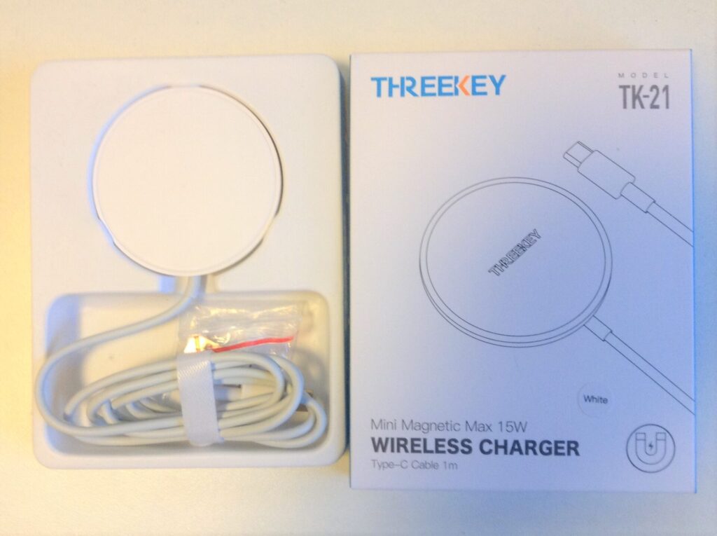 レビュー】THREEKEY MagSafe対応 充電器 充電スピード・磁石の強さ・熱 