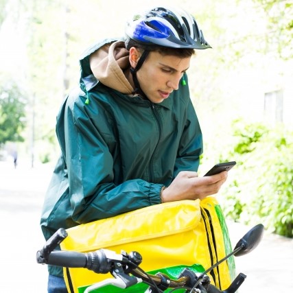 自転車用スマホホルダー