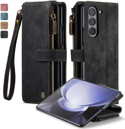 Galaxy Z Fold5 ケース 手帳型 Samsung ギャラクシーZ Samsung Galaxy Z Fold5 ケース 本革 手帳型 カバー 耐衝撃 保護