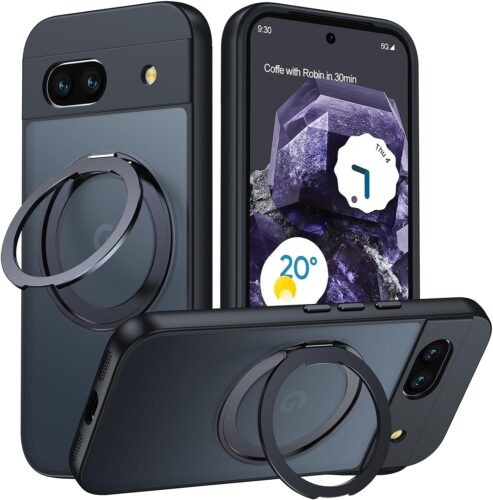 ７．Uovon Google Pixel 8a ケース Magsafe対応 360°回転スタンド