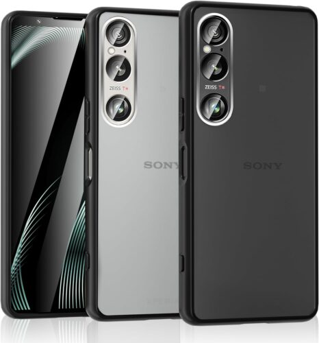 ７．ORANGA SONY Xperia 1 VI 用 ケース 半クリア