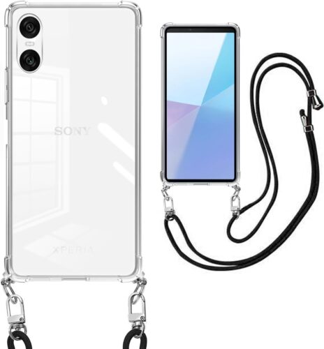 ６．weiaoluo Xperia 10 VI ケース クリア ショルダー 